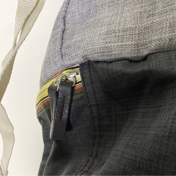 Fitkicks Throwback Backpack Daypack Bag Grey Black Travel Storage Compartment - Picture 5 of 12